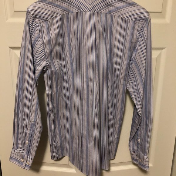 Denver Hayes Mens Small Slim Fit Button Down Shirt - New with Tags - Picture 6 of 9